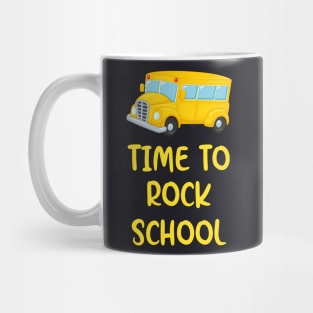 Time to Rock School Schoolkids Gift Mug